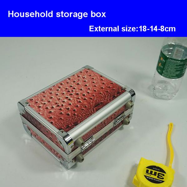 

aluminium hand-held small toolbox multi-function household inbox instrument and instrument equipment box jewelry receipt box
