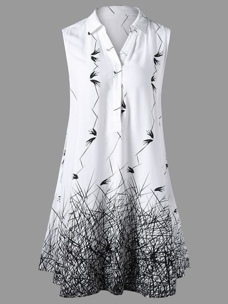 

woman womens blouses summer size 2019 plus women 5xl sleeveless graphic longline blouse button ladies long women clothing, White