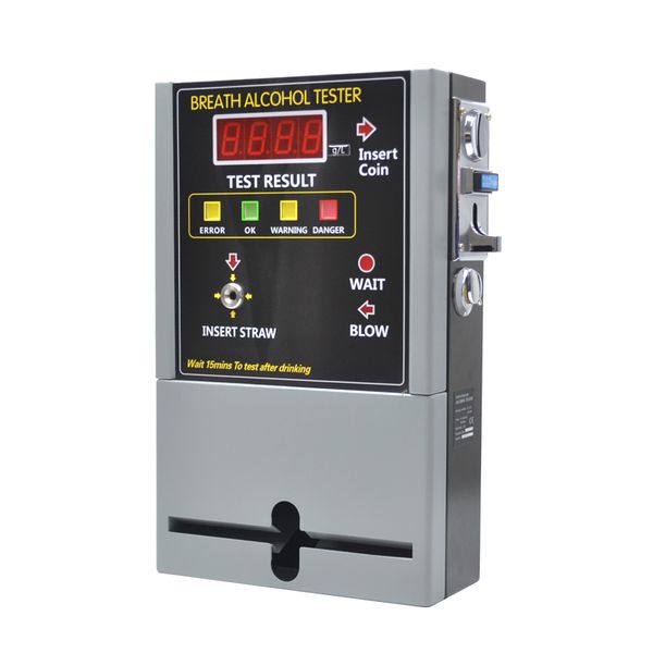 

professional coin operated alcohol tester/breathalyzer machine for bar /restaurant /l in russia at-819