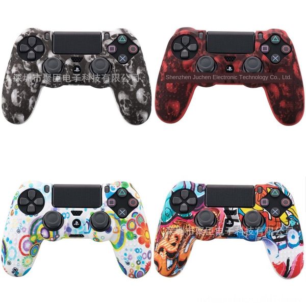 

o37mn мягкая силиконовая кожа non-slip ручка крышка с sony игры аксессуары точка ручки крышка для талрепом ps4 game controller