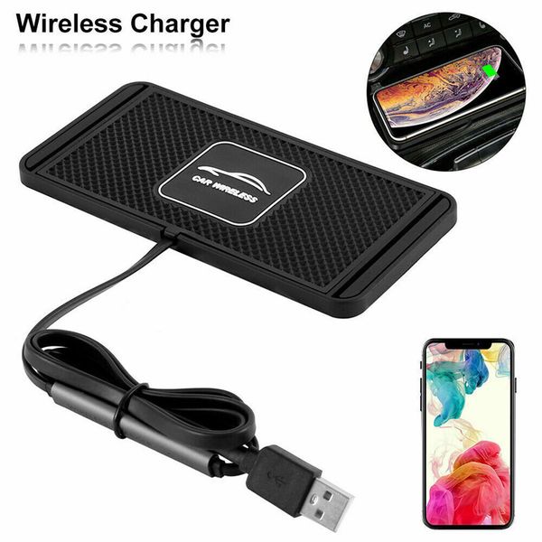Universal Qi Wireless Car Phone Charger Fast Charging Pad Mat Dock