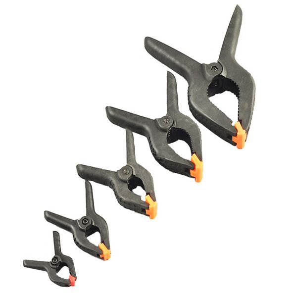 

2019 seamless a-shape woodworking clip hard plastic micro spring clamp fixing clamp pinch cock for soldier model