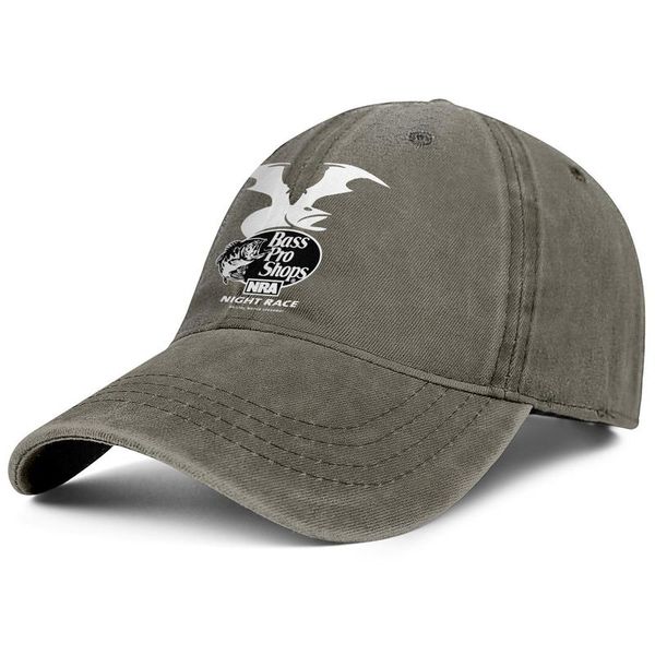 

bass pro shops nra logo denim baseball cap custom fashion team hats shop gone fishing fishing, Blue;gray