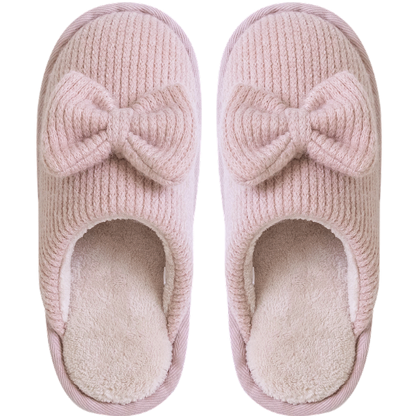 

pantufas inverno mulher 2020 new cartoon cotton slippers for women antiskid thick bottom warm plush bow slippers for men, Black