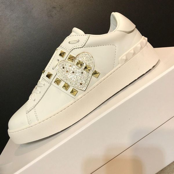

fashion luxury designer women shoes mens luxury designer sneakers genuine leather luxury shoes size 35-44 model hp03, Black