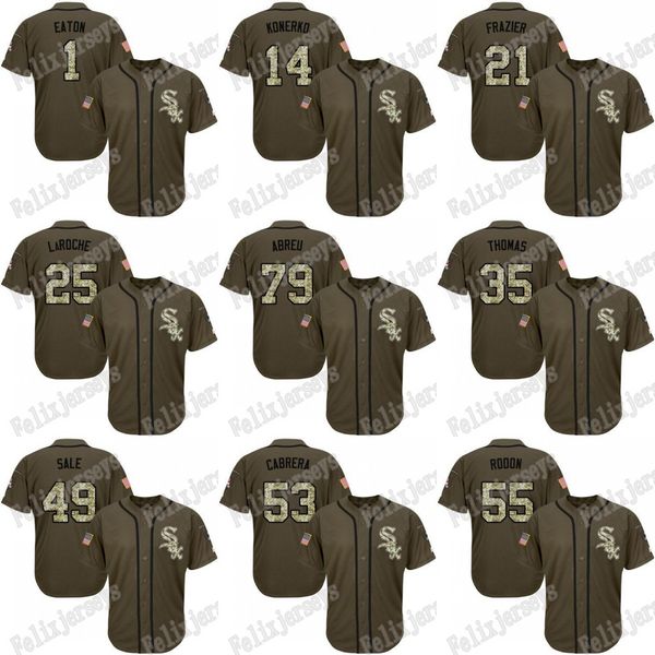 

Chicago 1 Adam Eaton 79 Jose Abreu Chris Sale Frank Thomas David Robertson Adam LaRoche Todd Frazier Paul Konerko White Sox 55 Carlos Rodon