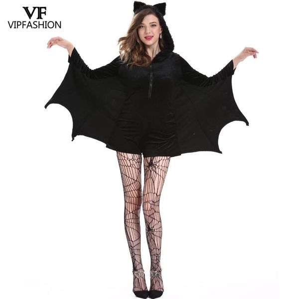 

vip fashion halloween devil bat sleeve costume party dress gothic style v neck long sleeves plus size women dress for ladies, Black;red