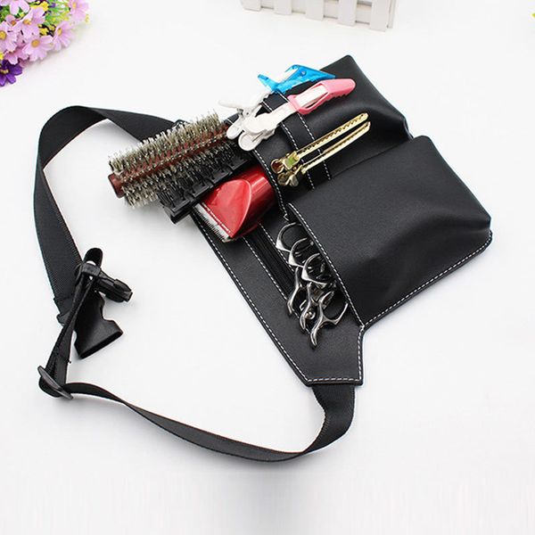 Professional Hair Scissors Comb Waist Pack Bag Hairdressing