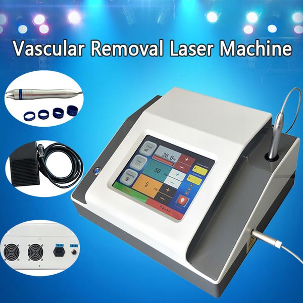 

factory price diode laser 980 nm for spider vein removal laser vascular removal machine with 5 spot size ce dhl ing