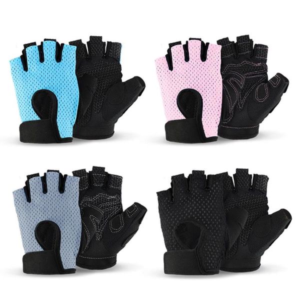 

nylon gym fitness weightlifting half finger hand protector cycling parts