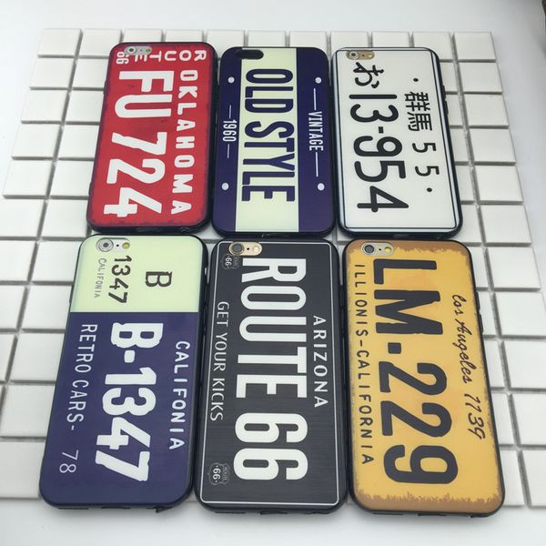 

license plate number phone case for iphone 7 plus 6 6s tpu 11 pro max cases car number license plate capa funda coque cover