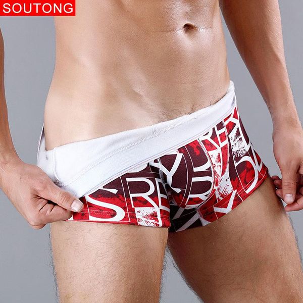 

men's underwear winter plus velvet thick warm cotton boxer shorts fashion boxer men low waist men underpants trunks -2xl, Black;white
