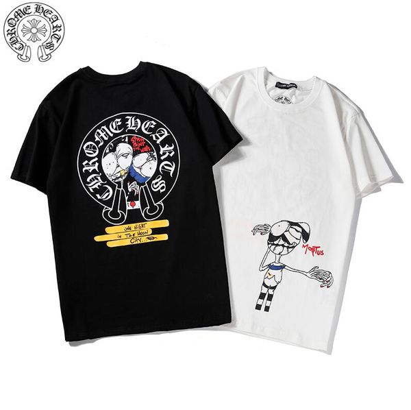 

new short sleeve women's cotton solid color ring stripe letter animal print casual shirt short sleeve sweater bear print, White