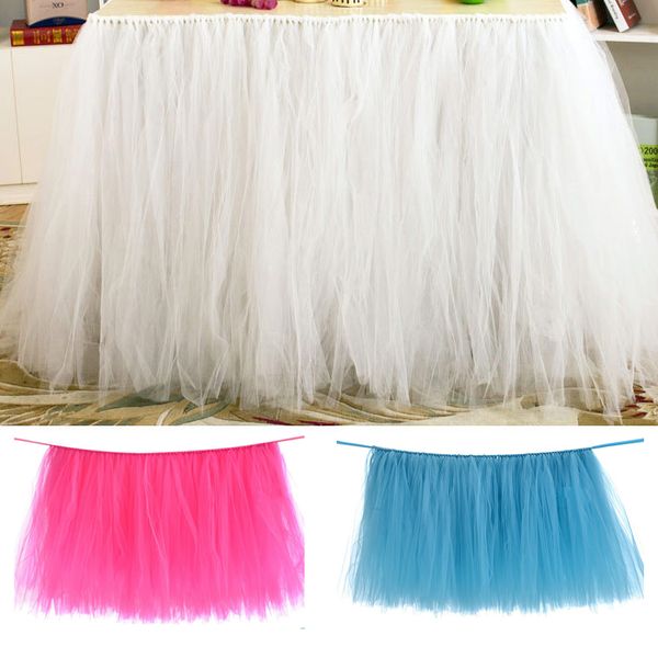 Wedding Tutu Tablecloths Baby Shower Table Cloth Wedding Tulle