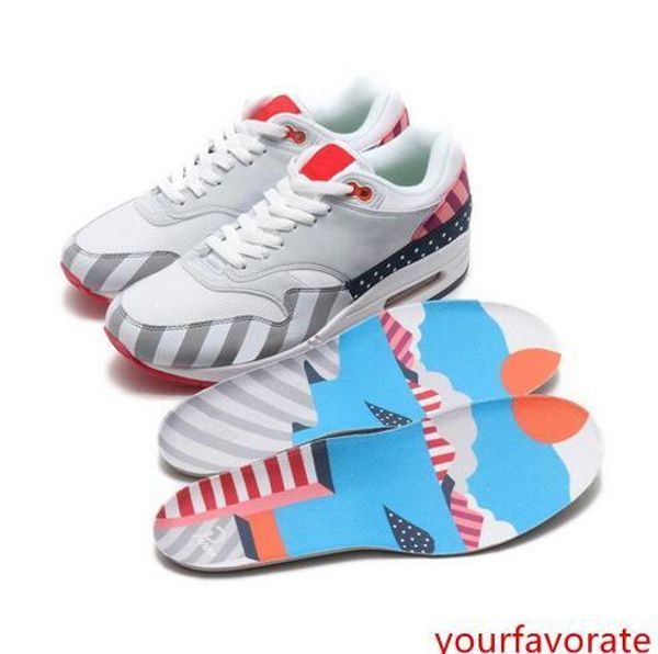 

new style netherland designer piet parra 1 white multi running shoes rainbow park men trainers shoes womens sneakers size 36-45 with