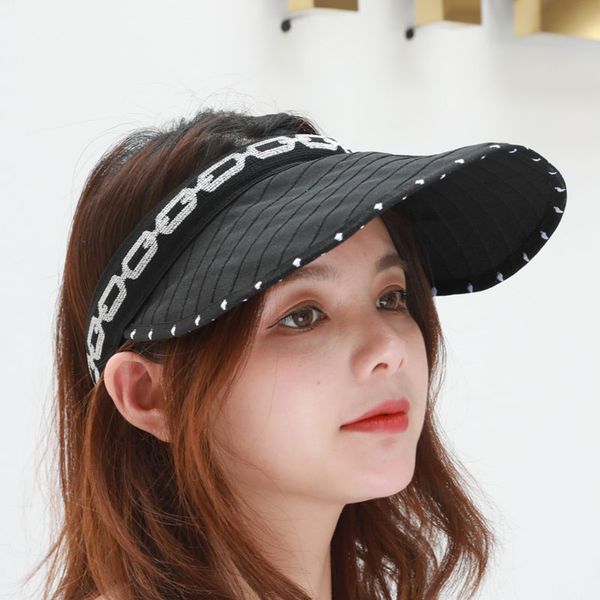 

fashion men women summer foldable baseball cap adjustable wide brim sunhat with empty hsj88, Blue;gray