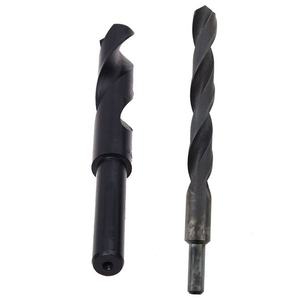 

2 pcs reduced 1/2 inch straigth shank electric hss twist drill bit tool, 14mm & 17mm