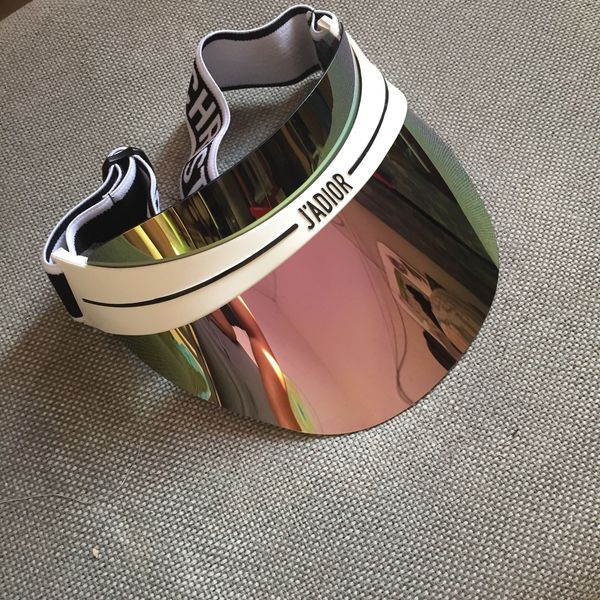 

brand men women designer hats luxury women's fashion hats summer outdoor uv protection tennis caps pc transparent sunglasses hats