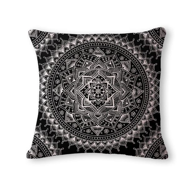 

beautiful , nation circle pattern cotton flax pillow back cushion