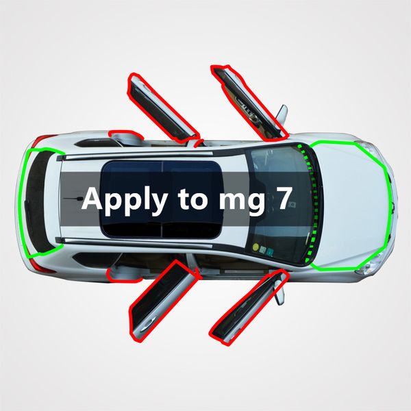 

for the application of mg 7 car door edge gap dust feng shui collision sound insulation retrofitted with modified rubber sealing