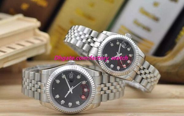 

selling luxury watch mens 3 style 126334 40mm jubilee blue diamond dial 18k gold bezel *unworn* automatic fashion couple's watches wris, Slivery;brown