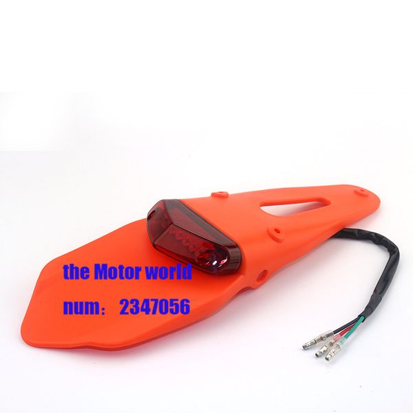 

motorcycle motorcross front mudguard front fender plastic cover for chinese made with led lamp crf70 style bike150cc 160cc