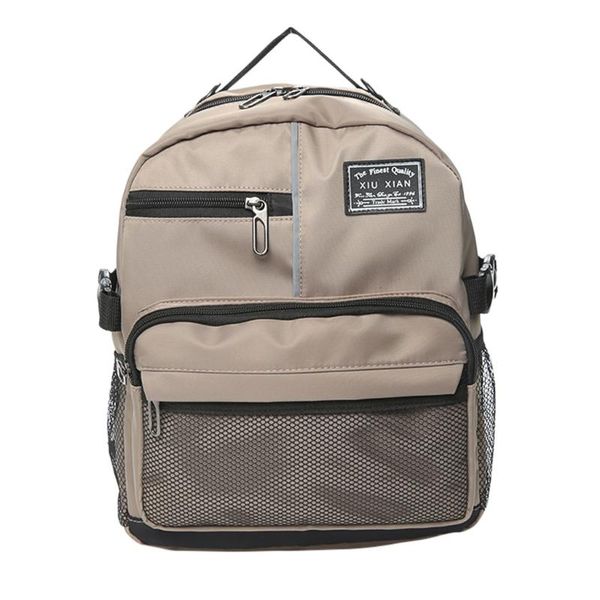

student bag school backpacks teenagers anti theft travel bag backpack fashion neutral wild color large capacity backpack 2020#27