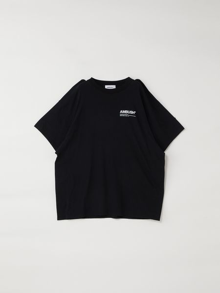 

2019 ambush classic logo print oversized cut women men t shirts tees hiphop men short sleeve soild t shirt casual loose fit, White;black