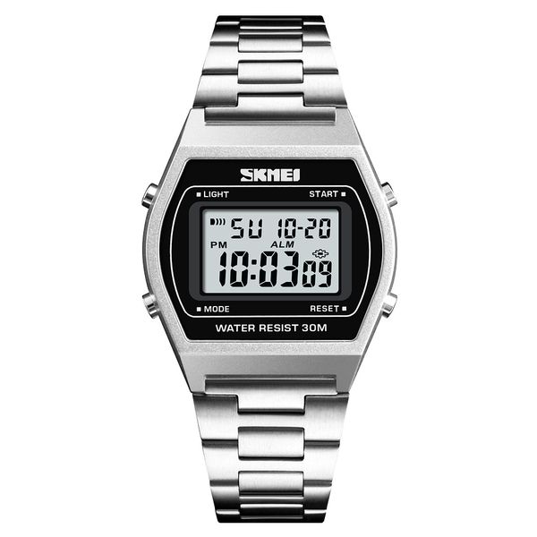 

skmei fashion digital watch men waterproof sport watches men watch montre homme male clock relogio masculino 1328, Slivery;brown