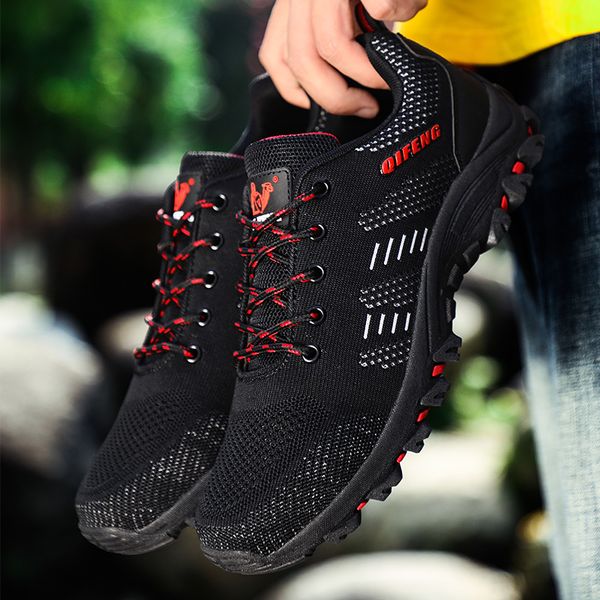 

summer men's hiking shoes outdoor fashion sport shoes men breathable sneakers men non-slip mountain climbing