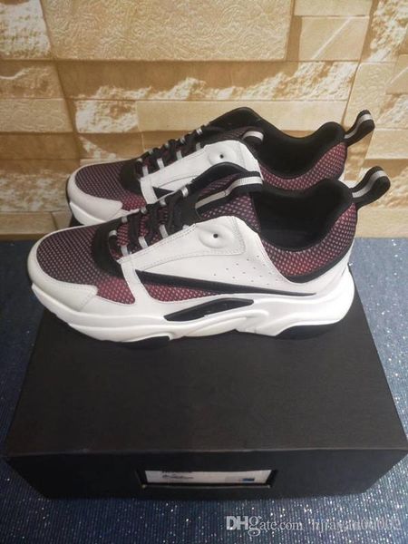 

201 new designer shoes belt ace white luxury b22 shoes leather designer sports shoes men's and women's casual jh190803, Black