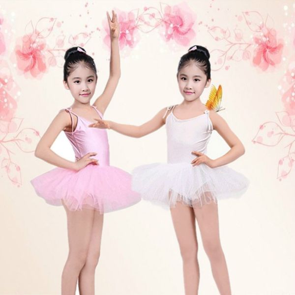 

children's dance wear ballet skirts girls dance costumes practice examination suits fluffy skirt performance clothes, Black;red
