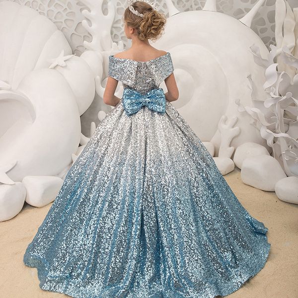 

2020 kids formal wear pretty flower ruched tiered puffy girl dresses kids wedding flower girl dresses baby holiday dress, Red;yellow