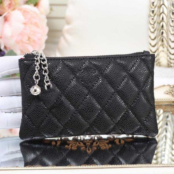 

luxury designer coin purse with zipper wallet fashion coin pouch for women designer luxury handbags purses with box, Red;black