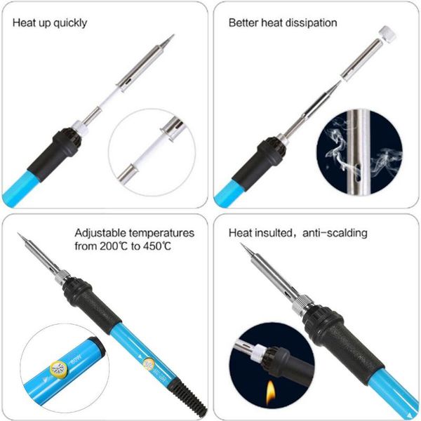 

60 вт 110 в / 220 в diy паяльник станция электрическая сварка утюг отопление инструменты