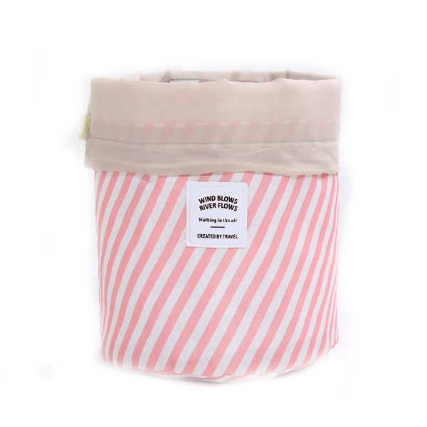 

drop ship 2018 new round women makeup bag cosmetic bag travel make up organizer female storage toiletry kit case#h35