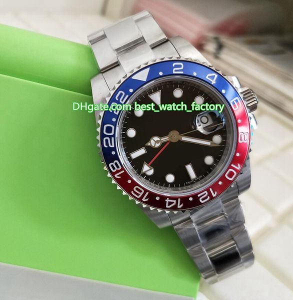 

Горячие позиции Top Quality V5 BP Maker 40мм GMT Batman Black 116719BLRO 116719BLRO Пепси ободок Asia 2813 Движение Автоматическая Мужские часы Часы