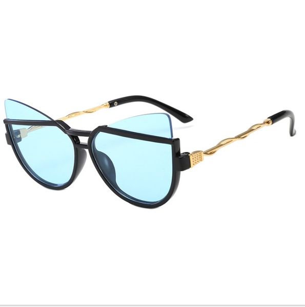 

2020 new fashion lovely cute cateyes kids sunglasses protect uv400 brand glasses baby boys girls eyewear shades gafas de sol, White;black