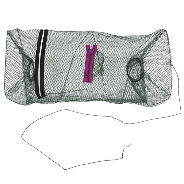 

foldable crab fish crawdad shrimp minnow fishing bait trap cast dip net cage