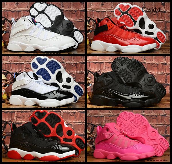 

мода 6 мужской обувь для баскетбола розовых белых черных 6s высокого качества дизайнер jumpman мальчики девочки дети дети дез chaussures спо