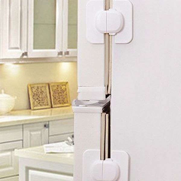 

3pcs/lot multi-function baby safety refrigerator lock thickening children home anti-pinch safety lock child supplies