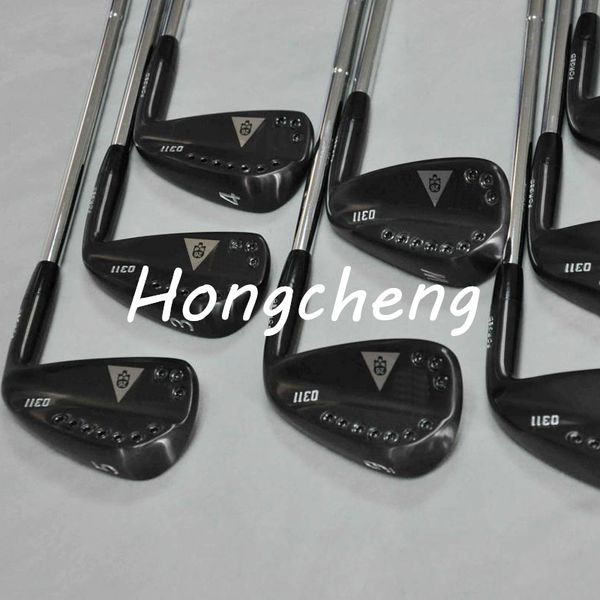 

hongcheng гольф-клубы 0311 черный череп Гольф утюги набор 3-9W NSPRO MODUS3 TOUR120 Гольф Вал R или S