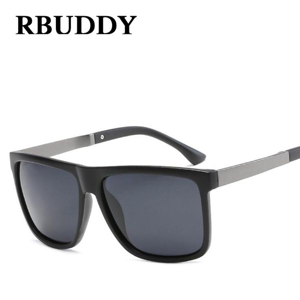 

rbuddy square sunglasses men polarized brand designer driving sunglasses vintage eyewear driver's male sun glasses for man 2020, White;black