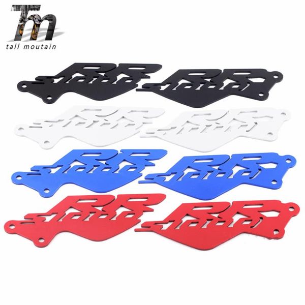 

for s1000rr 2010-2018 footrest heel plates guard 17 15 14 12motorcycle rear foot peg protector plate cnc aluminum s 1