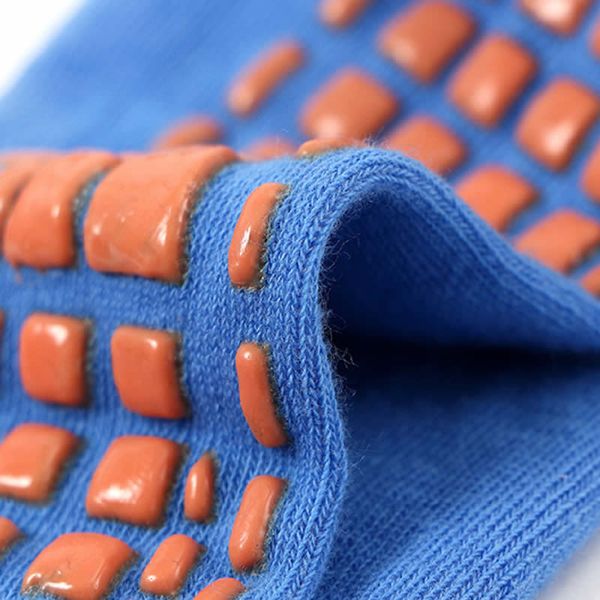

kids non - slip floor socks trampoline socks cotton children 's amusement park indoor/socks ankle new dispensing non-slip, Pink;yellow