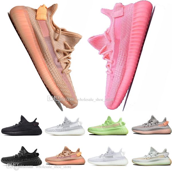 

with box kanye west clay v2 butter gid glow in the dark mens running shoes hyperspace true form women sport designer sneakers