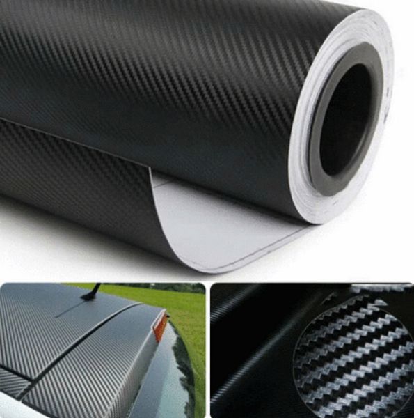 

127cmx30cm 3D DIY Carbon Fiber Wrap Roll Sticker for Car Auto Vehi Vinyl Car Sticker Decals Car Wrap Sheet Roll Film Decorative