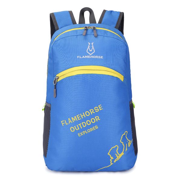 

outdoor sports nylon folding travel leisure bag multi-functional fashion leisure men and women climbing bag can be customized