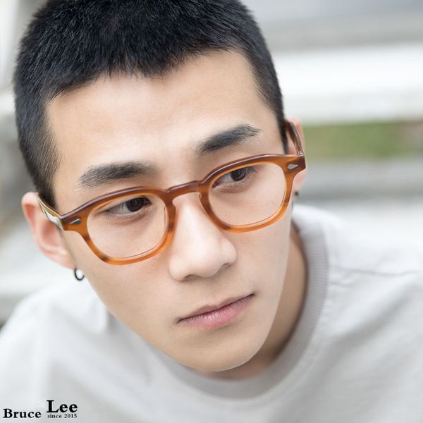 

lemtosh glasses frame clear lense johnny depp glasses myopia eyeglasses retro oculos de grau men and women myopia eyeglasses frames, Silver