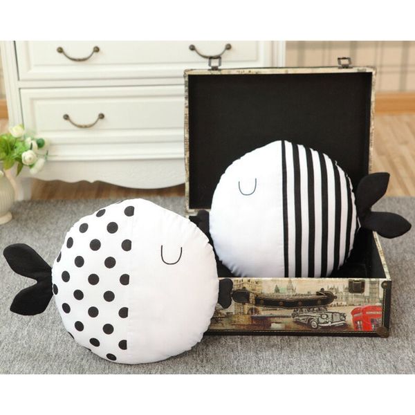 

small fish pillow cushion child comfort pillow with sleep doll plush fish figurine for children gift